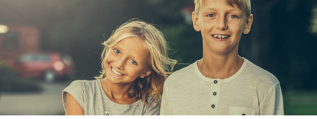 Photo d'enfants au camping